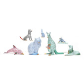 SEVEN HEREND PORCELAIN FISHNET