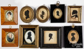 SEVEN HOLLOW-CUT SILHOUETTES,