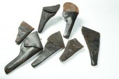 SEVEN HOLSTERS.  Includes a fl