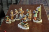 SEVEN HUMMEL FIGURINES.  Germa