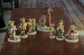 SEVEN HUMMEL FIGURINES.  Germa