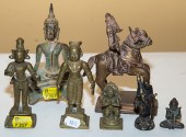 SEVEN INDIAN & SE ASIAN BRONZE