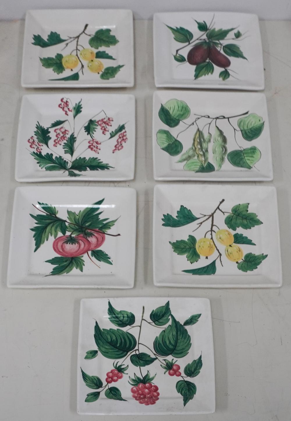 SEVEN ITALIAN SQUARE FRUIT
