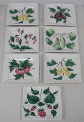 SEVEN ITALIAN SQUARE FRUIT DEC