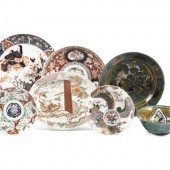 Seven Japanese Imari and Kutan