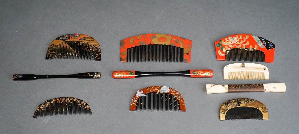 SEVEN JAPANESE LACQUER AND OTHER