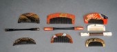 SEVEN JAPANESE LACQUER AND OTH