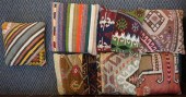 SEVEN KILIM COVERED THROW PILL