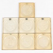 SEVEN LALIQUE CRISTAL COLLECTO