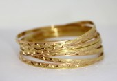 SEVEN LASER DIAMOND CUT 18K GO