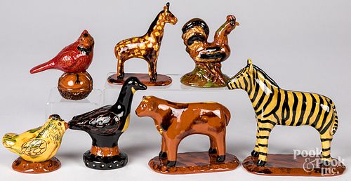 SEVEN LESTER BREININGER REDWARE