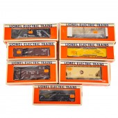 SEVEN LIONEL FREIGHT CARS Incl