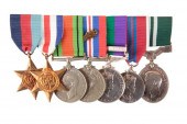 SEVEN MEDALS INCLUDING ONE WIT