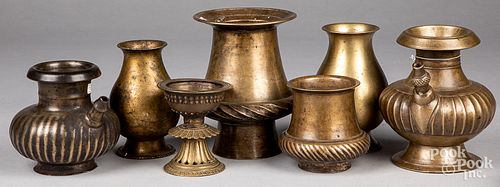 SEVEN MIDDLE EASTERN BRONZE