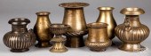 SEVEN MIDDLE EASTERN BRONZE VE