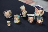 SEVEN MINIATURE ROYAL DOULTON