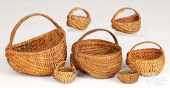 SEVEN MINIATURE WOVEN PENNSYLV