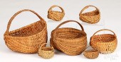SEVEN MINIATURE WOVEN PENNSYLV