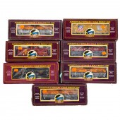 SEVEN M.T.H. FREIGHT CARS Incl