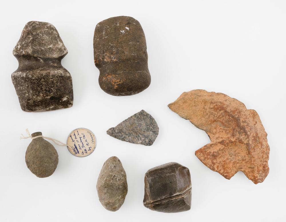 SEVEN NATIVE AMERICAN STONE