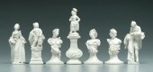 Seven Nymphenberg figures: all