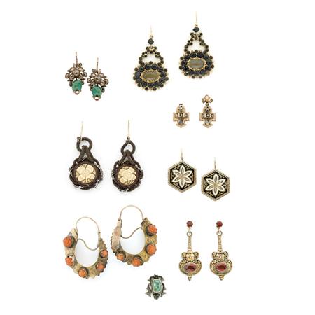 Seven Pairs of Antique