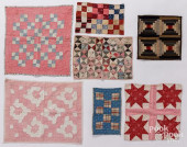 SEVEN PATCHWORK DOLL QUILTS, 2