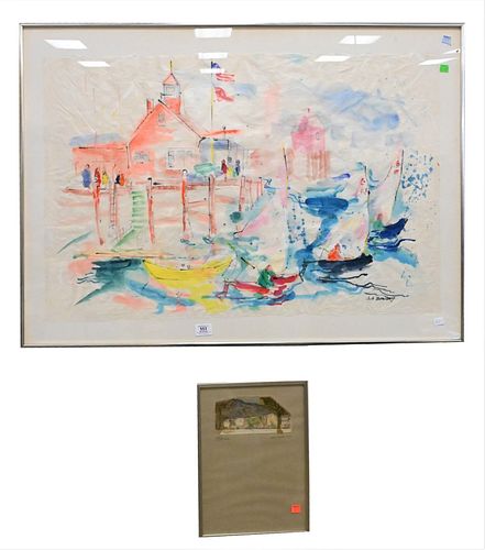 SEVEN PIECE ABSTRACT ARTWORK