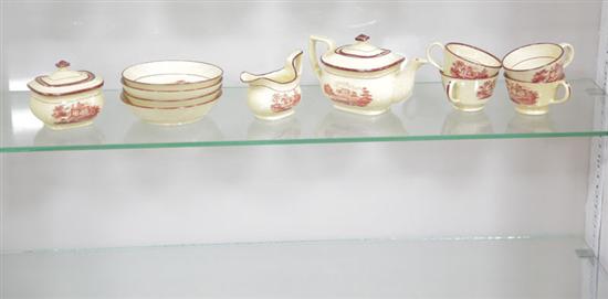 SEVEN PIECE CHILD'S TEA SET.