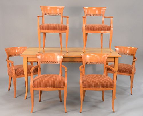 SEVEN PIECE CONTEMPORARY DINING SET