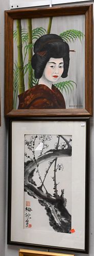 SEVEN PIECE FRAMED CHINESE LOTSeven