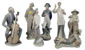 SEVEN PIECE GROUP OF PORCELAIN