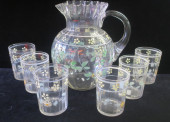 SEVEN PIECE HANDPAINTED LEMONA
