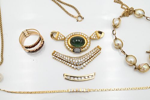 SEVEN PIECE JEWELRY LOTSeven