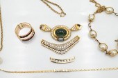 SEVEN PIECE JEWELRY LOTSeven P