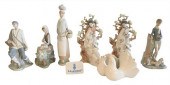 SEVEN PIECE LOT OF PORCELAIN L
