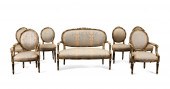 SEVEN PIECE LOUIS XVI STYLE PA
