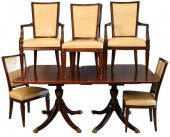 SEVEN PIECE MAHOGANY DINING SE