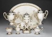 Seven piece Mexican sterling s