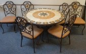 SEVEN PIECE SOLARIUM SET: FAUX