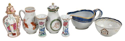 SEVEN PIECES CHINESE EXPORT