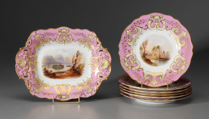 Seven Pieces Copeland China