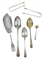 SEVEN PIECES ENGLISH SILVER FL