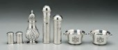 Seven pieces English silver: t