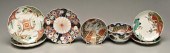 Seven pieces Japanese Imari po