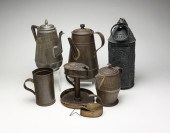 SEVEN PIECES OF AMERICAN TINWA