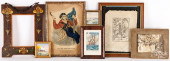 SEVEN PIECES OF ARTWORK<br>Sev