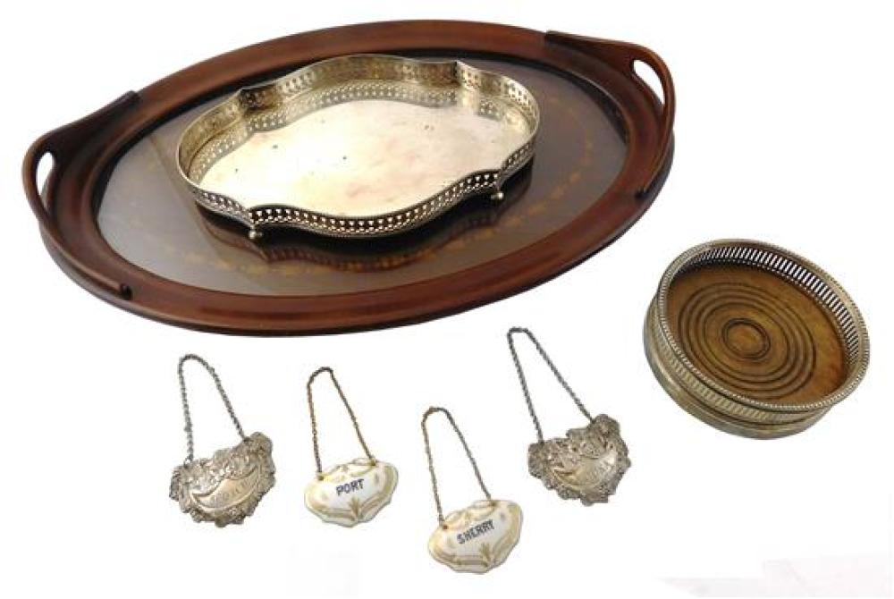 SEVEN PIECES OF "BAR WARE"