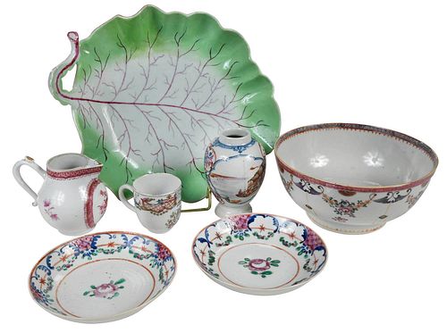 SEVEN PIECES OF CHINESE EXPORT