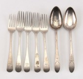 SEVEN PIECES OF GEORGE III SCO